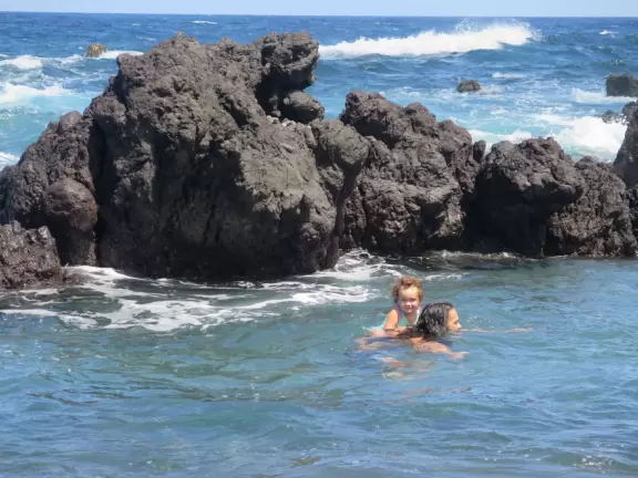 Rocky beach park with so much atmosphere.