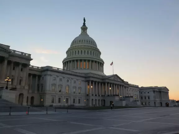 See the wedding-cake style dome and the beautiful grounds of the Capitol.