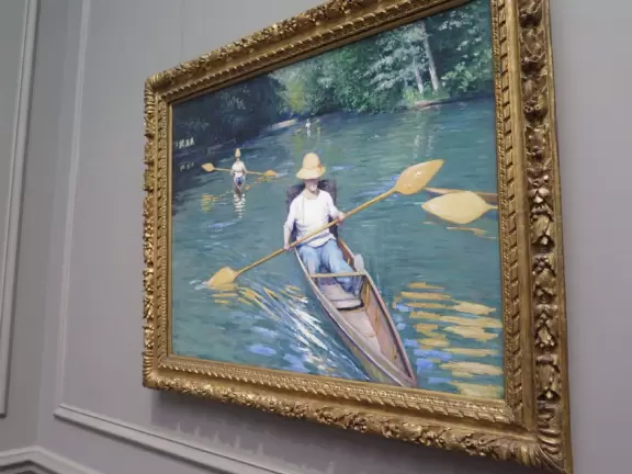 Restful place to visit and see some beautiful art.