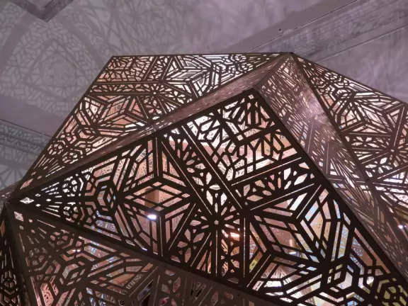 Gorgeous building with some amazing temporary art exhibits.