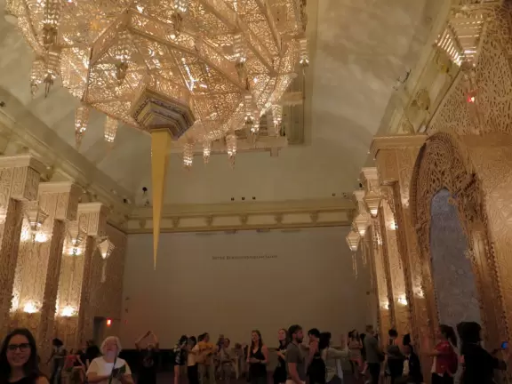 Gorgeous building with some amazing temporary art exhibits.