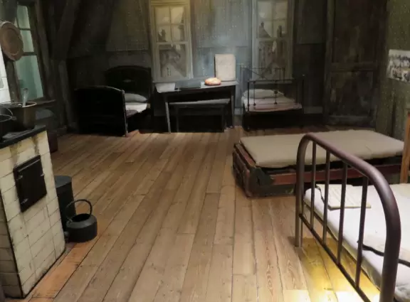 Meaningful architecture, excellent children's exhibit, and very sad exhibits for adults.