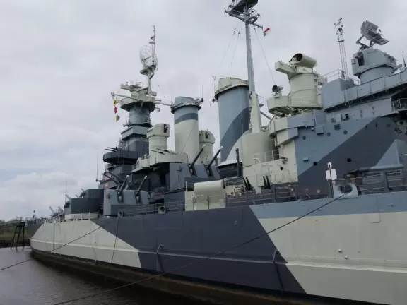 Interesting visit, where you get to really explore a great deal of the ship.