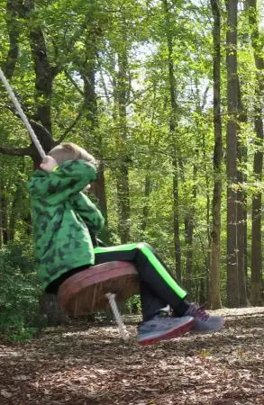 12 acre corn maze, tree swing, hay ride, barrel train ride, cozy coupes, sand pit with tractors, pretend cow milking, goats, donkey, chickens, scarecrows, and pumpkins.