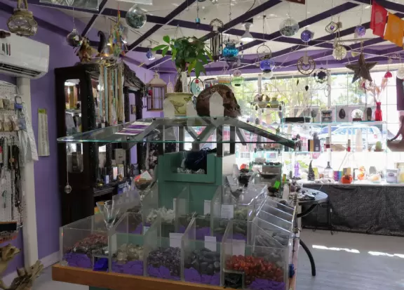 Cool area with coffee shops, cafes, and unique shops.