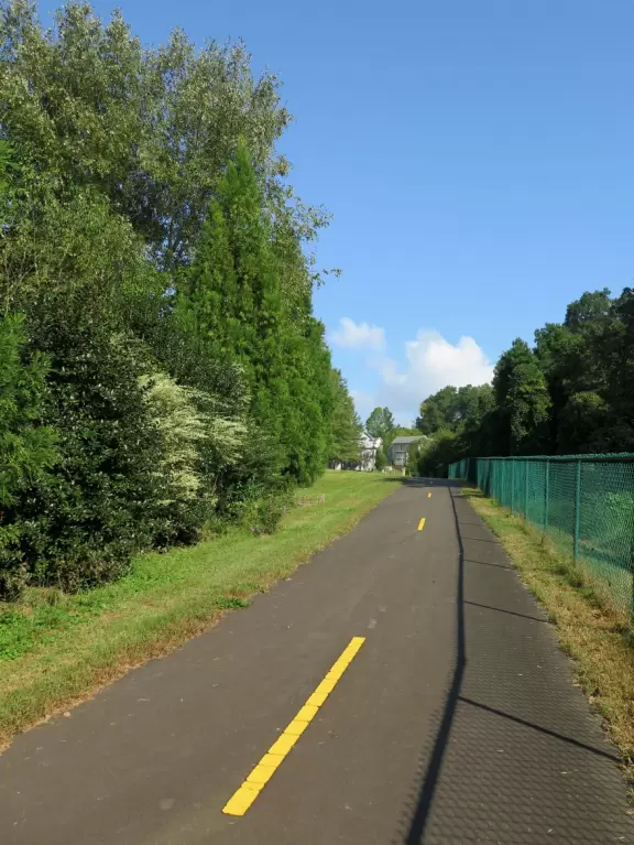 Health food store with great bakery, indoor seating with&nbsp;big windows, and outdoor picnic tables under thick leafy shade.