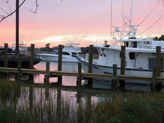 Three-level restaurant on the water- a beauty!