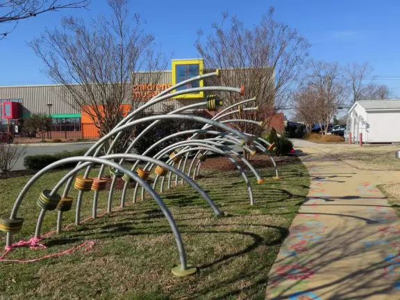 Beautiful, bright children's museum with lots of fun things to play.