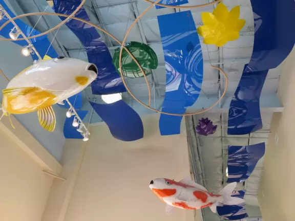 Beautiful, bright children's museum with lots of fun things to play.