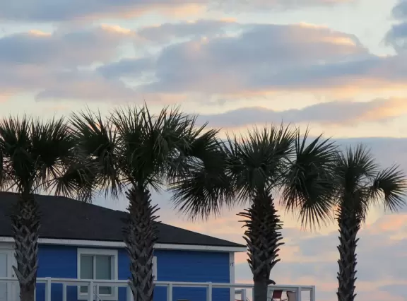 Fun place for kids to play in the little sand pools at the water's edge.