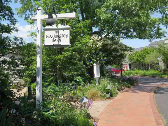 Cute neighborhood with shady streets, wonderful bookstore, coffee shop with great outdoor seating, and belted goats to check out.