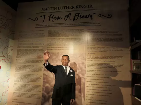 Exciting museum with wax figures of famous people.