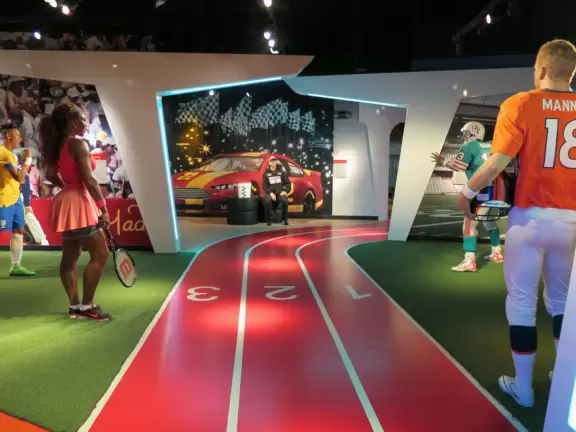 Exciting museum with wax figures of famous people.