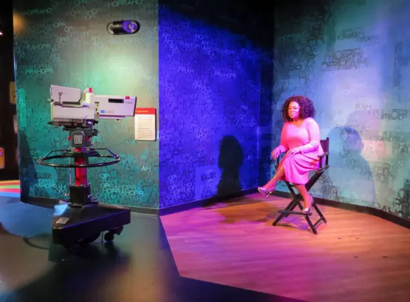 Exciting museum with wax figures of famous people.