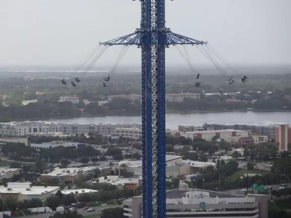 Go up high in a glass chamber!