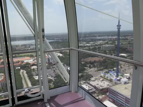 Go up high in a glass chamber!