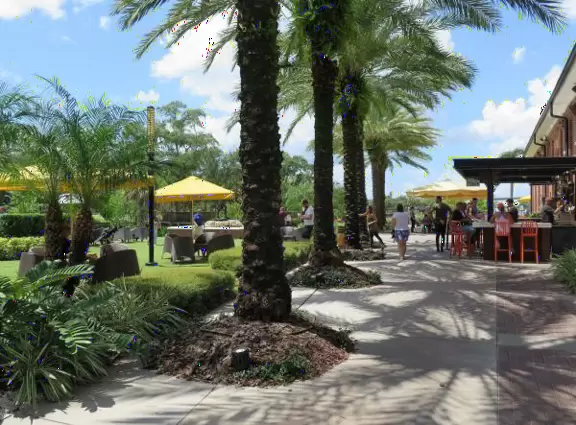 Huge public market on the waterfront.