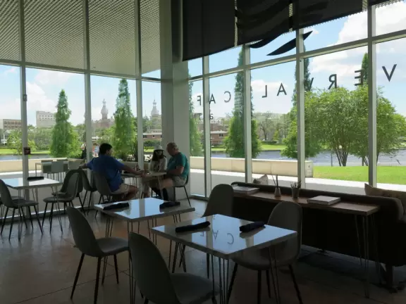 Popular walkway that goes for 2.6 miles along the Hillsborough River in Tampa.