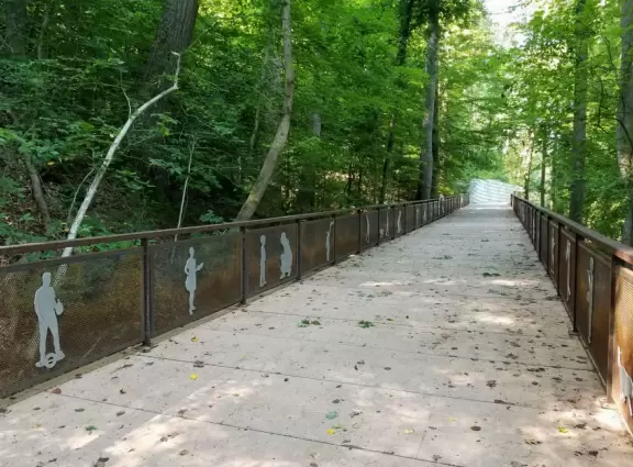 Lovely shady greenway- great for a long walk.