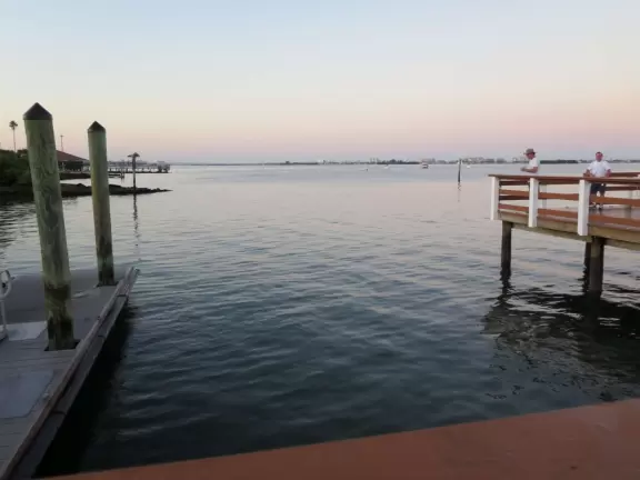 Dunedin Marina, on the intracoastal, almost has a seaside feel!