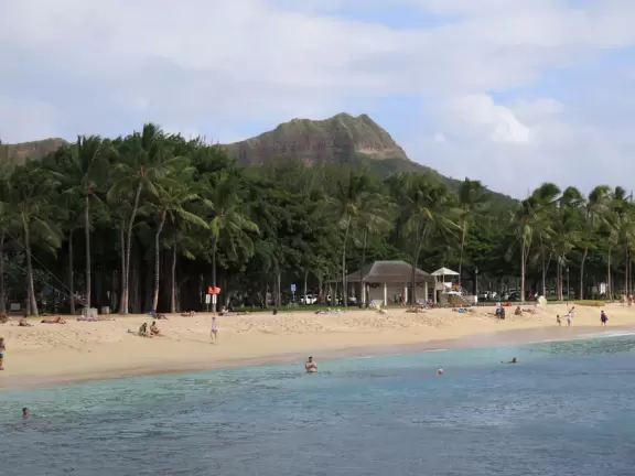 Great bodyboarding! And a 30-foot movie screen on the beach!