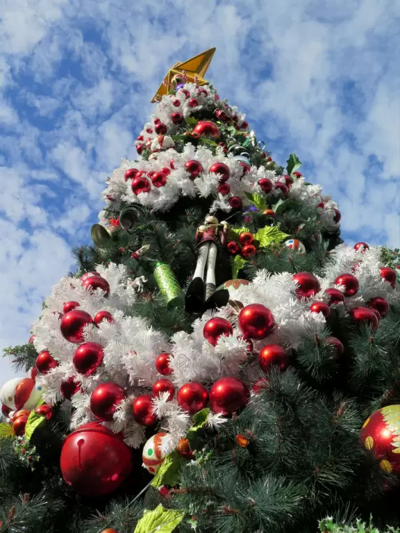 Fantastic walk around Crescent Lake, past beautiful hotels!