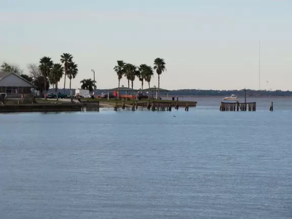 Cute town on Lake Monroe, with a lively main strip.