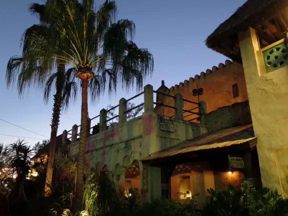 Lush theme park with African and Southeast Asian architecture- best for its two incredible shows and Pandora land.