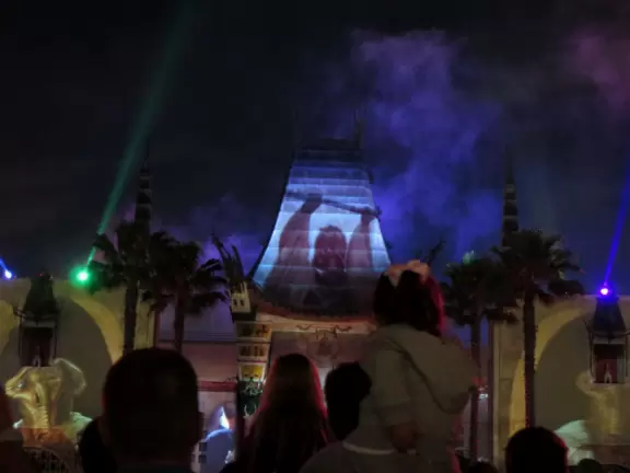 Beautiful theme park with art deco buildings and California-style palms, and the amazing Star Wars land.