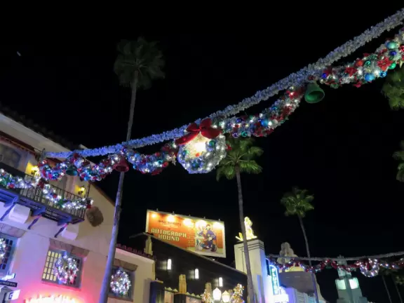 Beautiful theme park with art deco buildings and California-style palms, and the amazing Star Wars land.