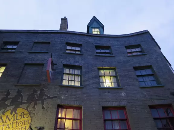 Theme park with fun rides, performers, and wonderful Harry Potter areas.