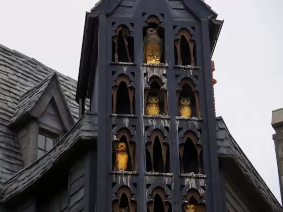 Theme park with fun rides, performers, and wonderful Harry Potter areas.