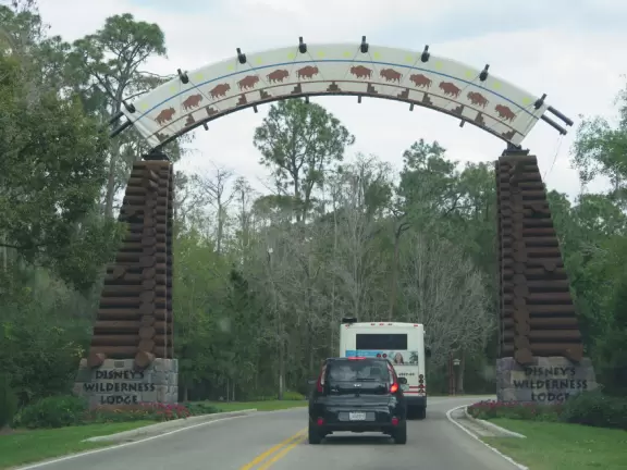 Walk the impressive lobby and forested grounds of the Wilderness Lodge, then catch the boat over to Contemporary Resort.
