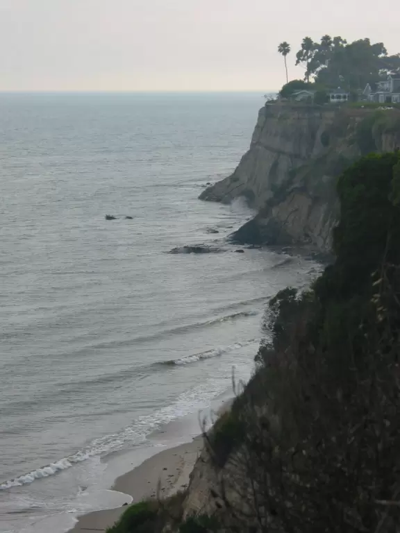 Almost unknown cliff walk and nudist beach, secluded and pretty.