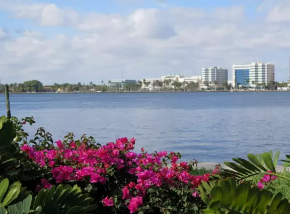 Gorgeous 3 mile walk along the intracoastal on Palm Beach island!