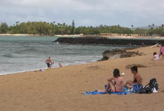 Great beach to learn to surf or to go for a long stroll.