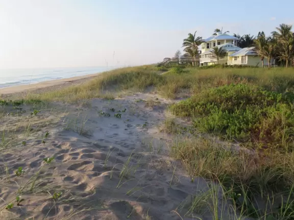 Nice beach for a long walk and shell collecting.