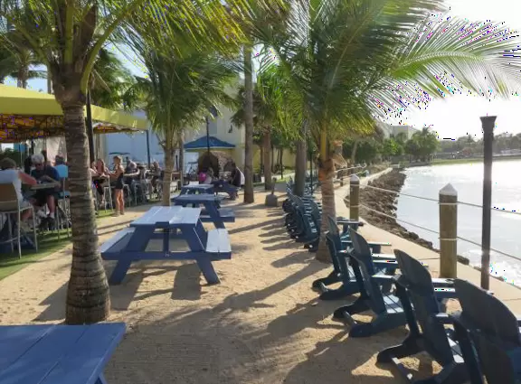 Incredible spot jutting into the aquamarine intracoastal- breezy and blissful, with live music!