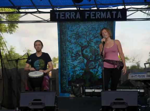 Historic main strip that looks dowdy from a distance but is actually very nice up close! Incredible waterfront stage and boardwalk!