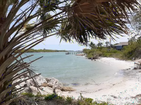 Beautiful park with wooden boardwalks jutting into the intracoastal, nature trail, and beach.