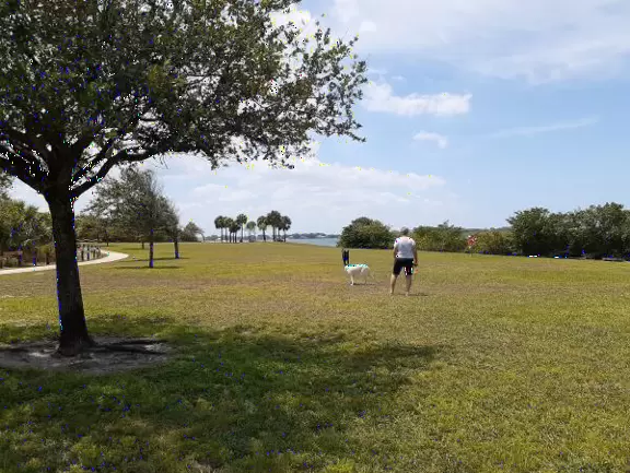 Beautiful park with wooden boardwalks jutting into the intracoastal, nature trail, and beach.