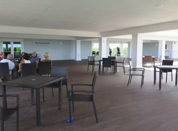 Beautiful nature center on Hutchinson Island, with nature trail on boardwalks, lagoon filled with sharks and game fish, stingrays you can feed by hand, and huge ocean deck with views around the island!