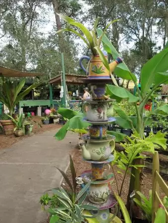 Beautiful garden with many little spots to explore such as a cactus garden, butterfly garden, pond, and beautiful indoor pavilion with gift shop and stained glass windows.