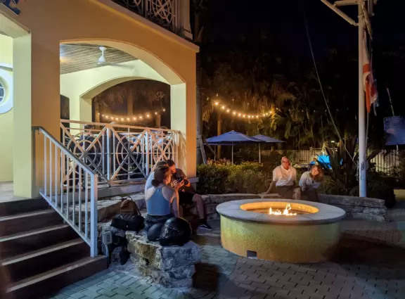 Beautiful boardwalk along the intracoastal in downtown Stuart.