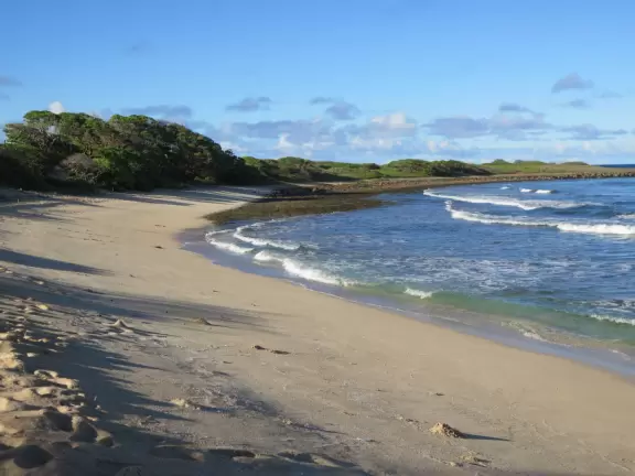 Idyllic lonely beach.