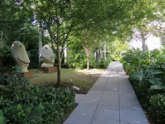 Excellent artwork, sculpture garden, and building.