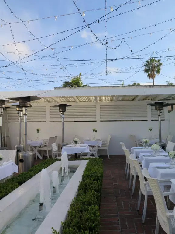 Neighborhood with cute 1920s craftsman houses and plenty of bars and cafes.