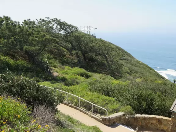 Feel like you're on top of the world while standing at Cabrillo National Monument!