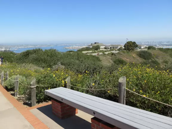 Feel like you're on top of the world while standing at Cabrillo National Monument!