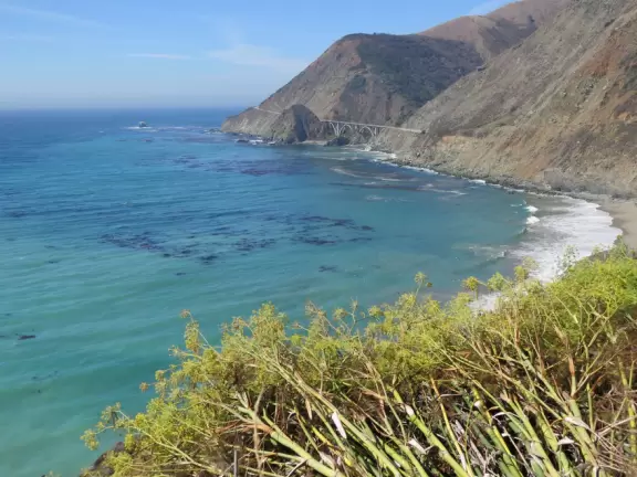 Stunning beauty! Blue-green water seen from vertical cliffs. Many breathtaking stops along the way.
